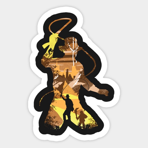 The Archaeologist Sticker by Arinesart